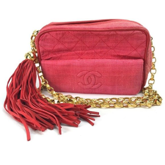 AUTHENTIC CHANEL Fringe tassel Shoulder Bag - Picture 1 of 10